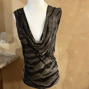 MICHAEL Michael Kors Black and Gray Camisole